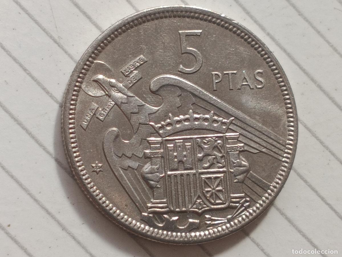 Monedas Franco: ESTADO ESPA&Ntilde;OL - 5 PESETAS 1957 72 SC BRILLO ORIGINAL