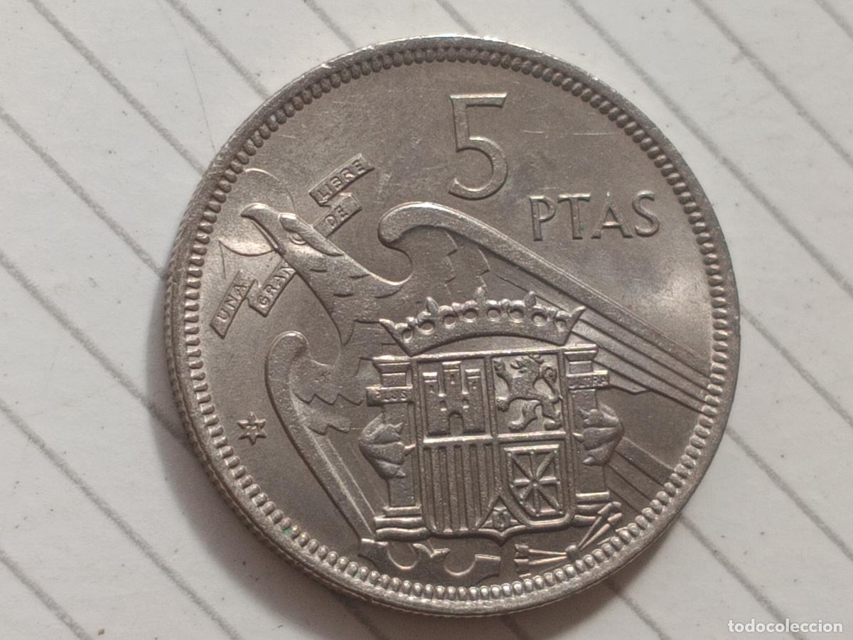 Monedas Franco: ESTADO ESPA&Ntilde;OL - 5 PESETAS 1957 71 SC BRILLO ORIGINAL