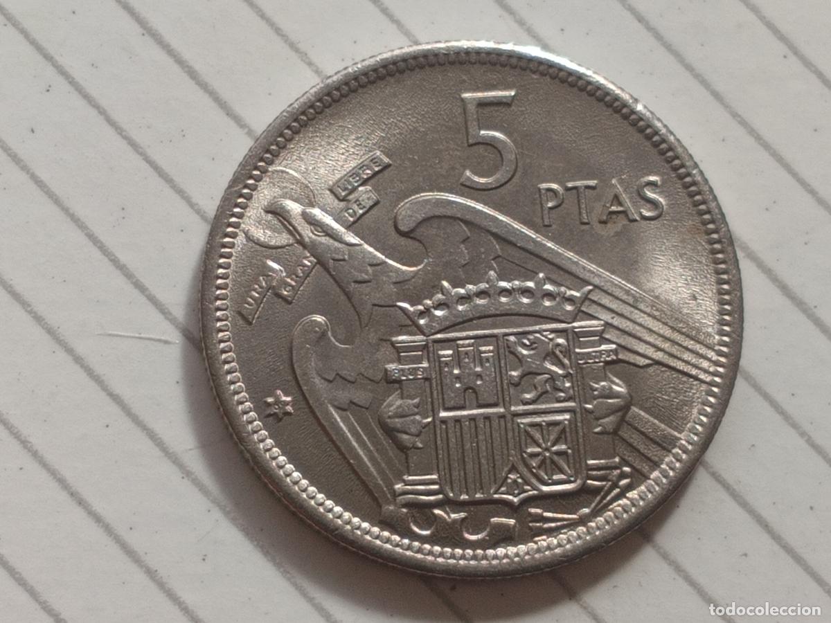 Monedas Franco: ESTADO ESPA&Ntilde;OL - 5 PESETAS 1957 69 SC BRILLO ORIGINAL