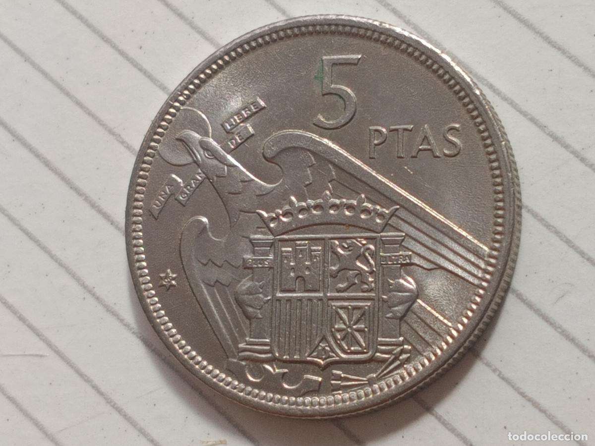 Monedas Franco: ESTADO ESPA&Ntilde;OL - 5 PESETAS 1957 69 SC BRILLO ORIGINAL