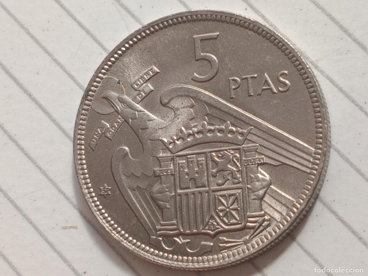 Monedas Franco: ESTADO ESPA&Ntilde;OL - 5 PESETAS 1957 67 SC BRILLO ORIGINAL