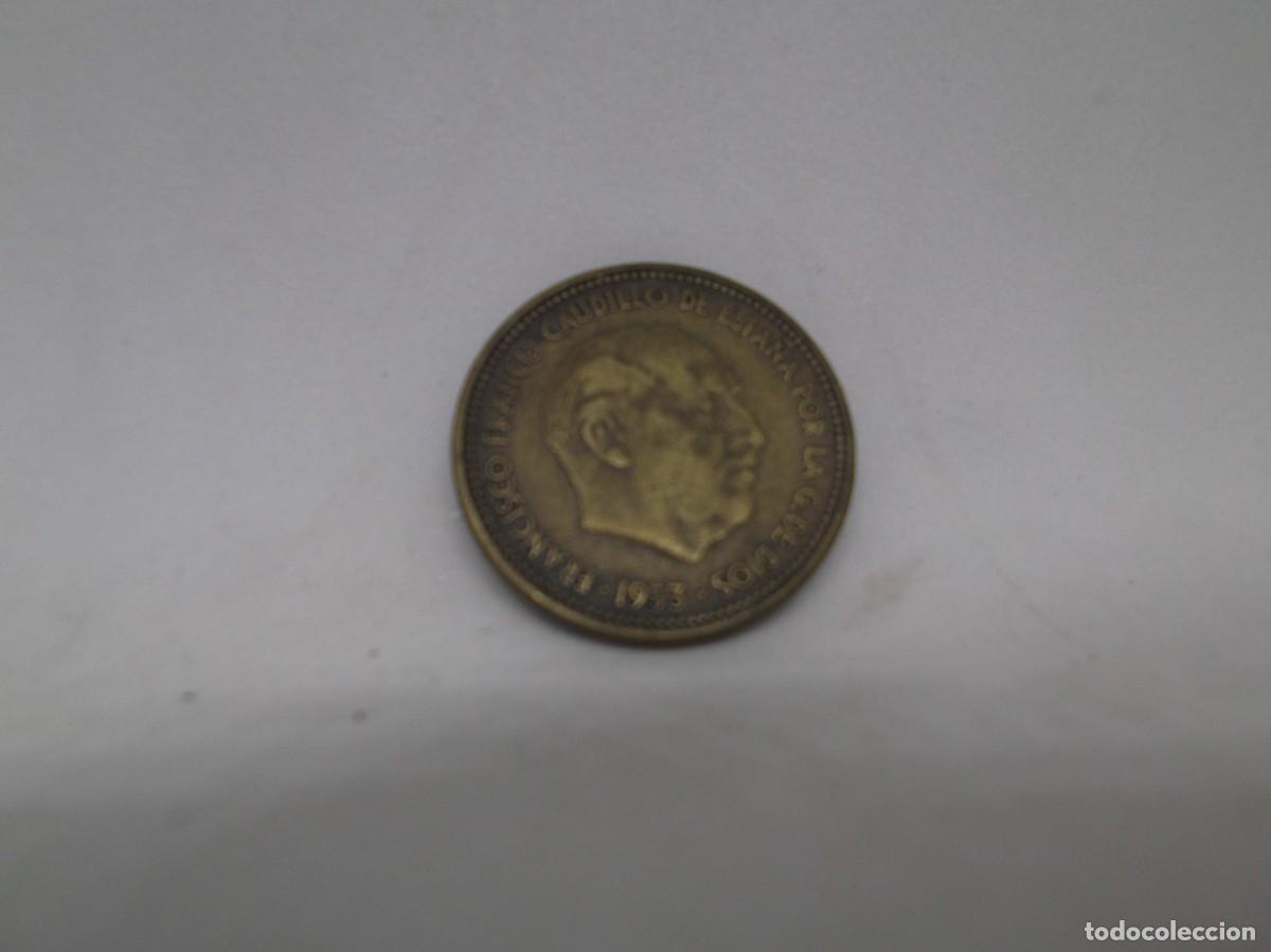 Monedas Franco: Moneda de Espa&ntilde;a 1953 Francisco Franco.Estrella 19 Estrella 54