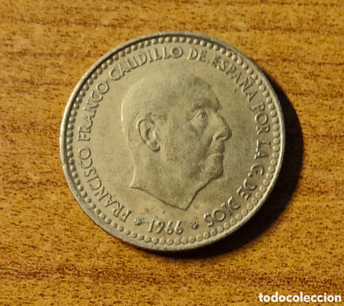 Monedas Franco: Moneda espa&ntilde;ola de 1 peseta emitida durante el r&eacute;gimen de Francisco Franco.