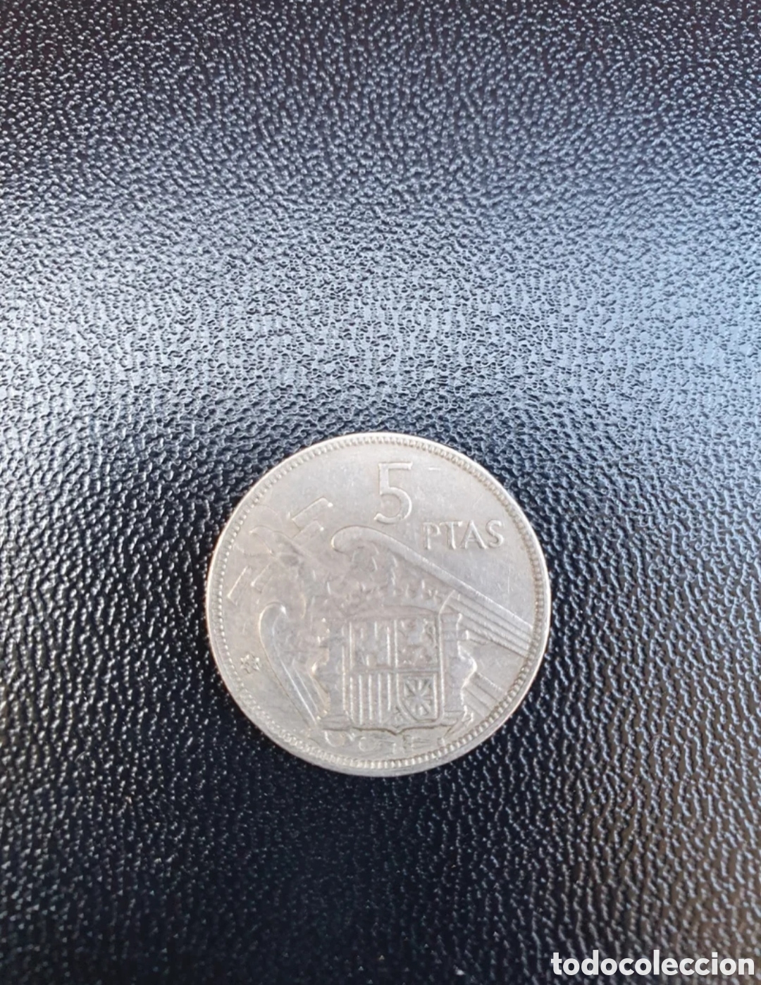 Monedas Franco: MONEDA de 5 PESETAS 1957 con ESTRELLA 63