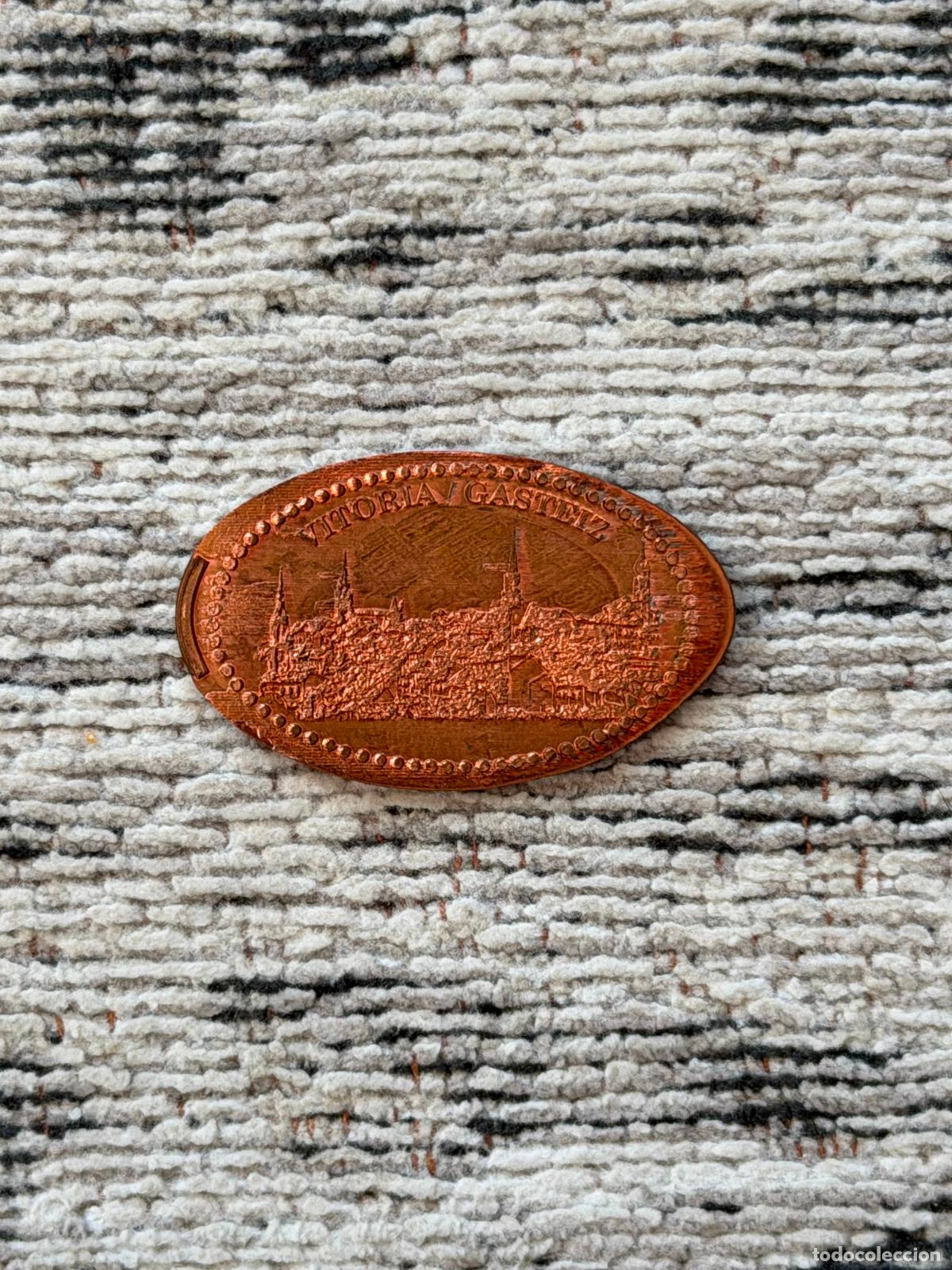 Monedas Franco: MONEDA ELONGADA VITORIA GASTEIZ