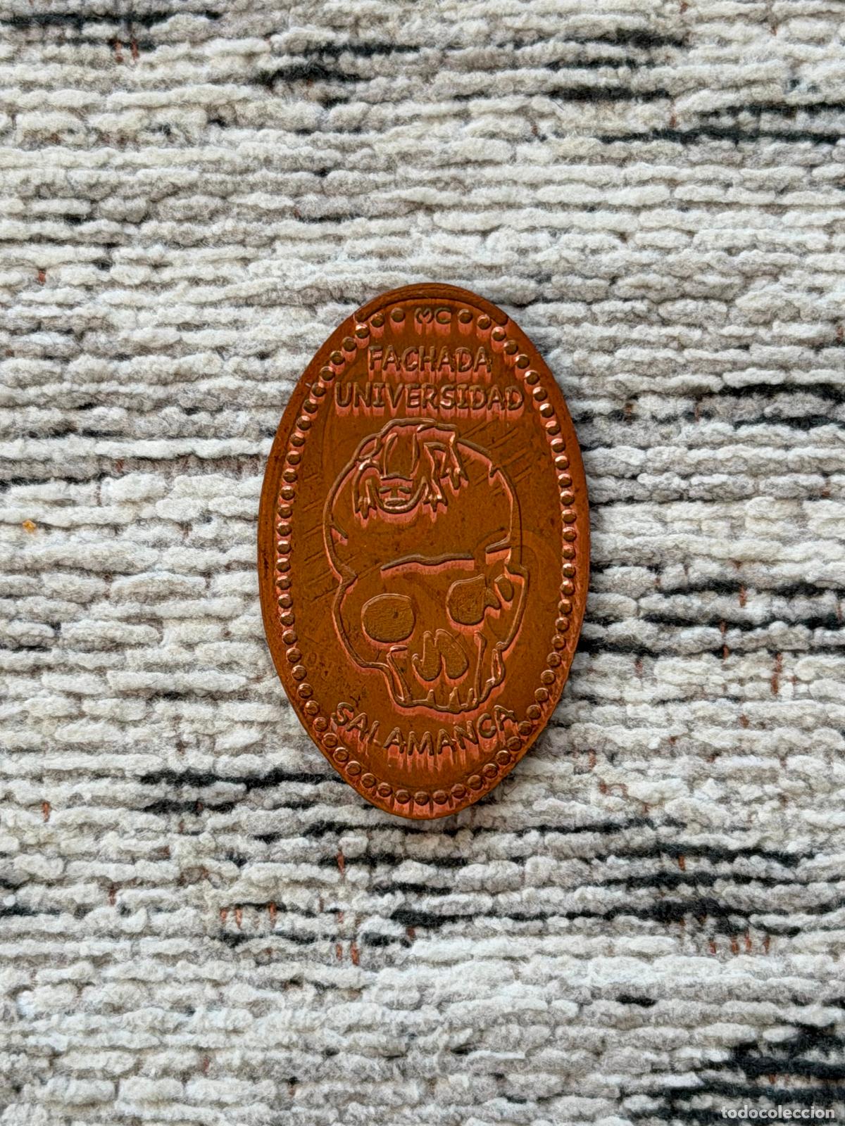Monedas Franco: MONEDA ELONGADA FACHADA UNIVERSIDAD SALAMANCA