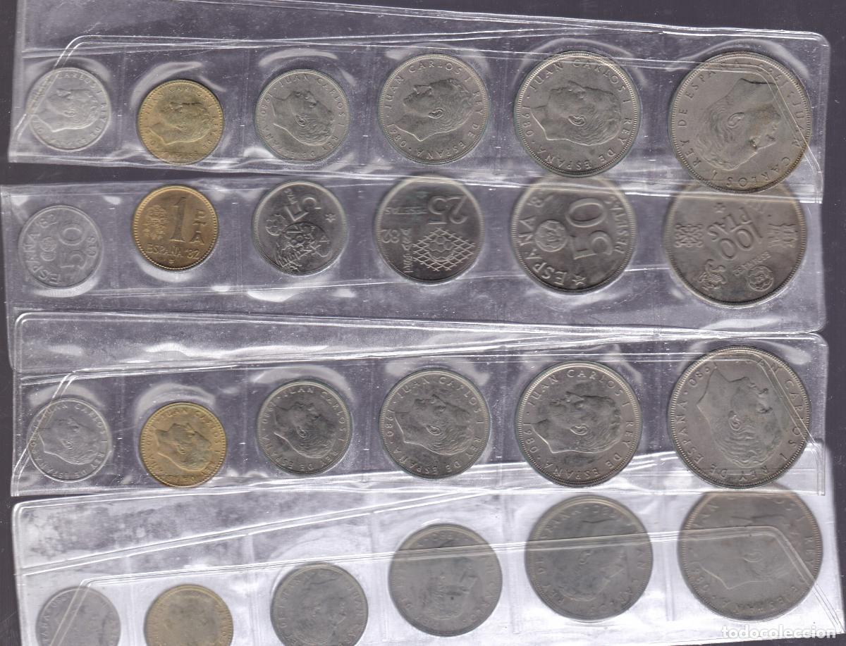 Monedas Franco: FC-AZ- Lote 4 Series Monedas Mundial Futbol 82