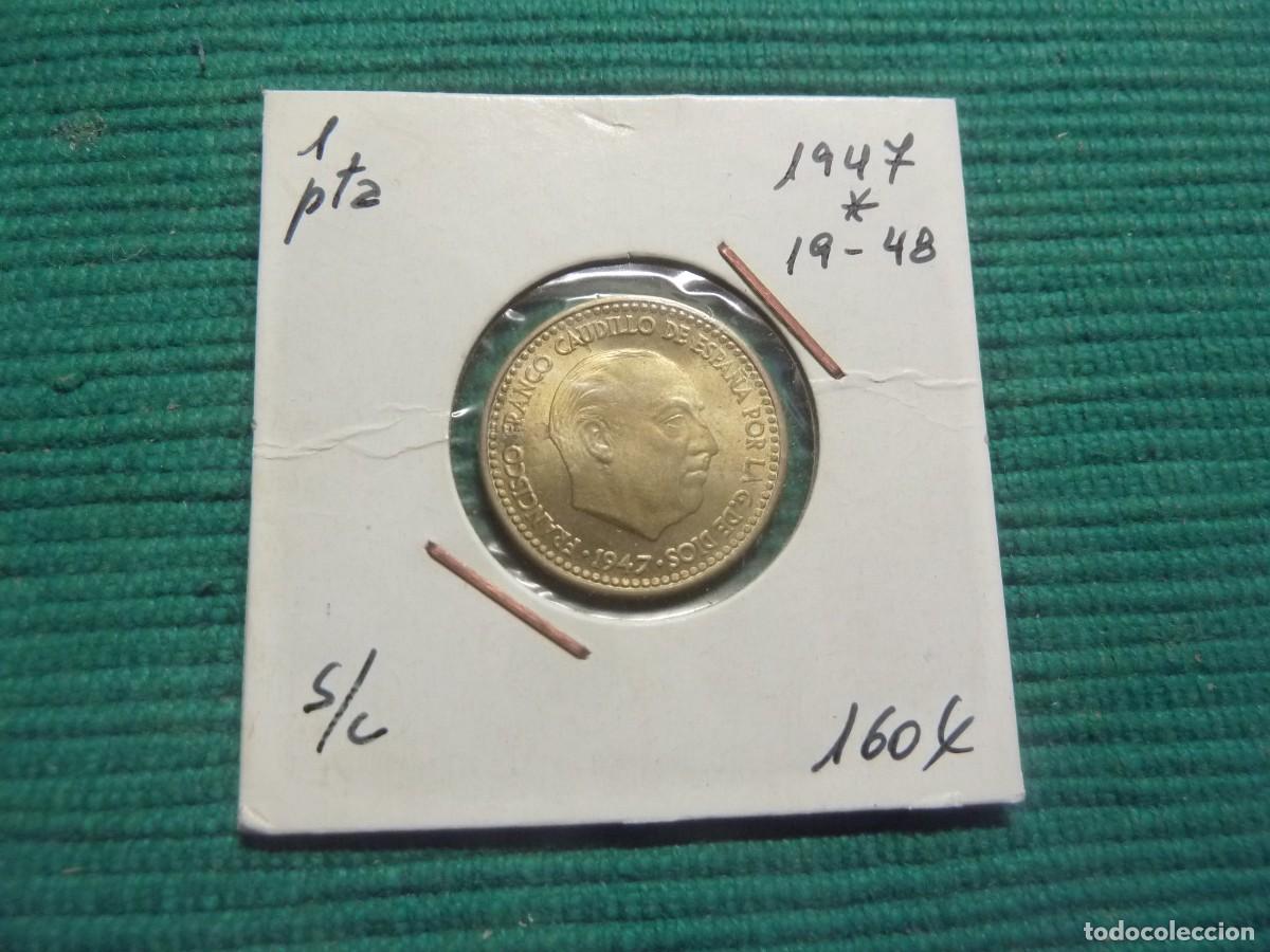 Monedas Franco: FRANCO 1 PTA 1947* 48 S/C