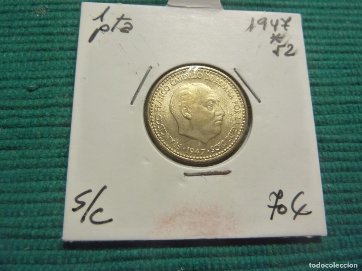 Monedas Franco: FRANCO 1 PTA 1947* 52 S/C