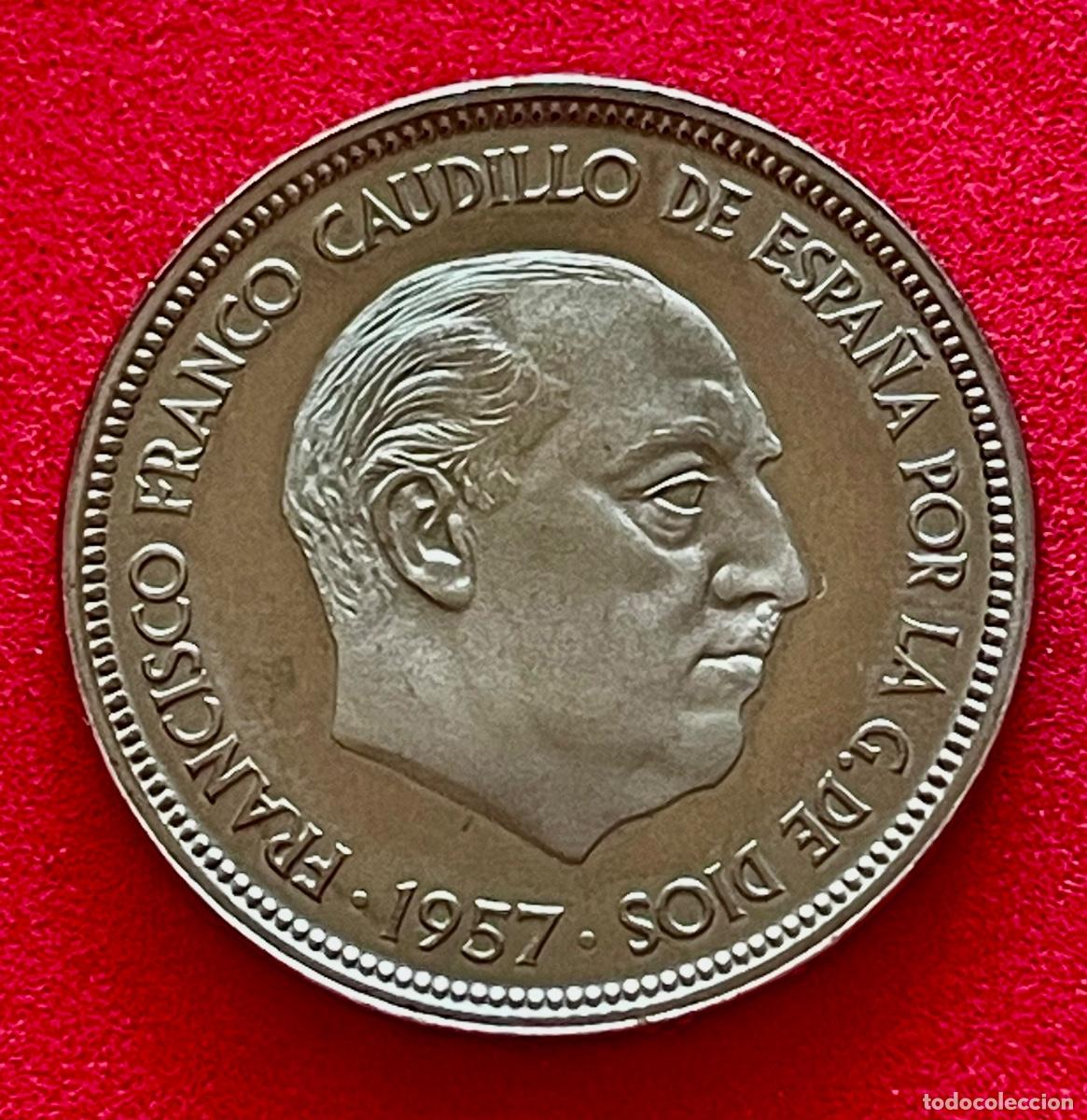 Monedas Franco: EXTRAORDINARIA, 50 pesetas a&ntilde;o 1957*75 SC Y PERFECTA