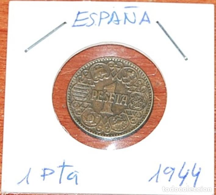 Monedas Franco: 1 PESETA DE 1944 FRANCO MBC-
