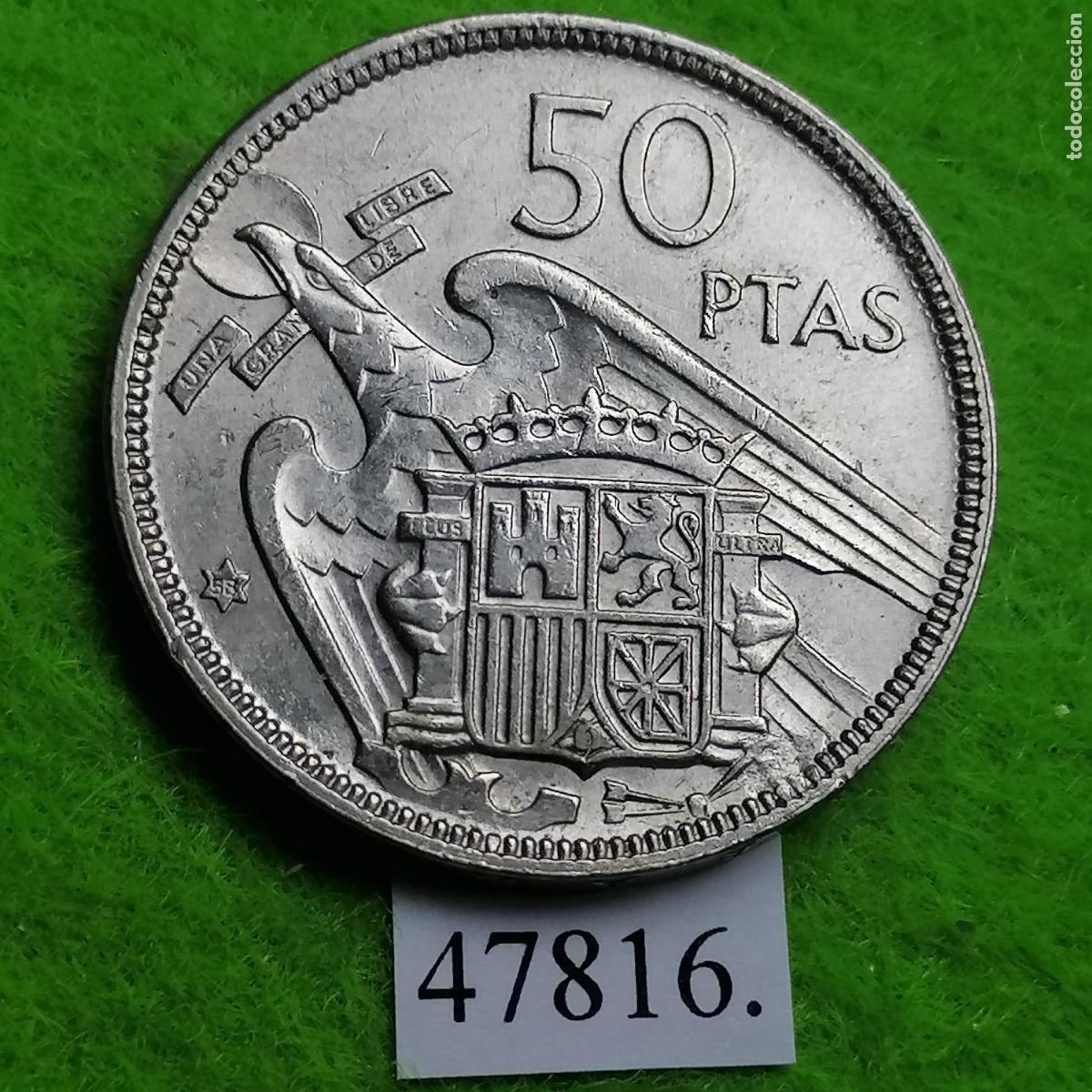 Monedas Franco: Espa&ntilde;a 50 pesetas 1957 58, Franco