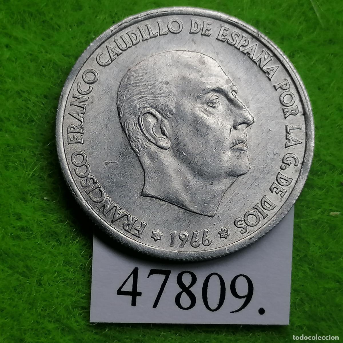 Monedas Franco: Espa&ntilde;a 50 c&eacute;ntimos 1966 68, Franco
