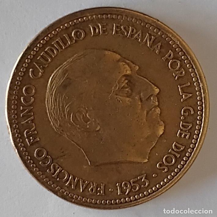 Monedas Franco: Espa&ntilde;a 2,50 pesetas 1953 *56