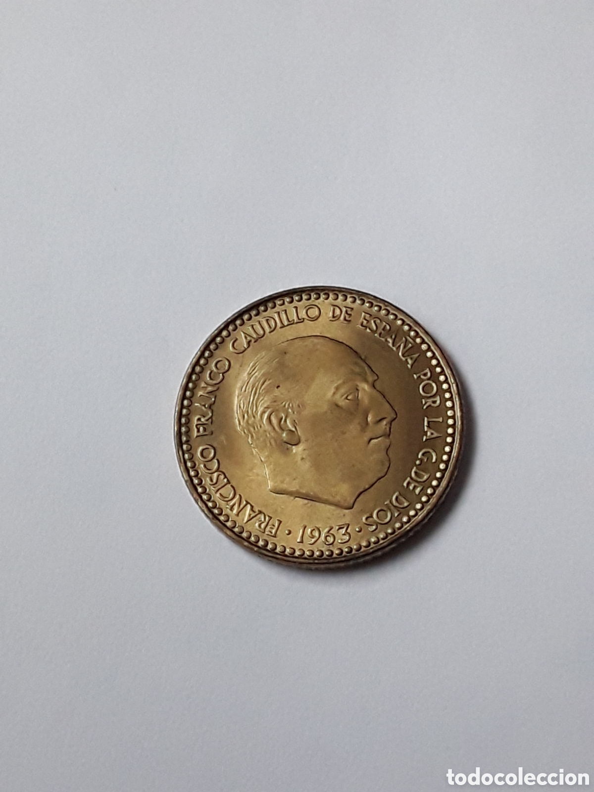 Monedas Franco: 1 PESETA 1963 *66 (1966).SIN CIRCULAR.ESTADO ESPA&Ntilde;OL.