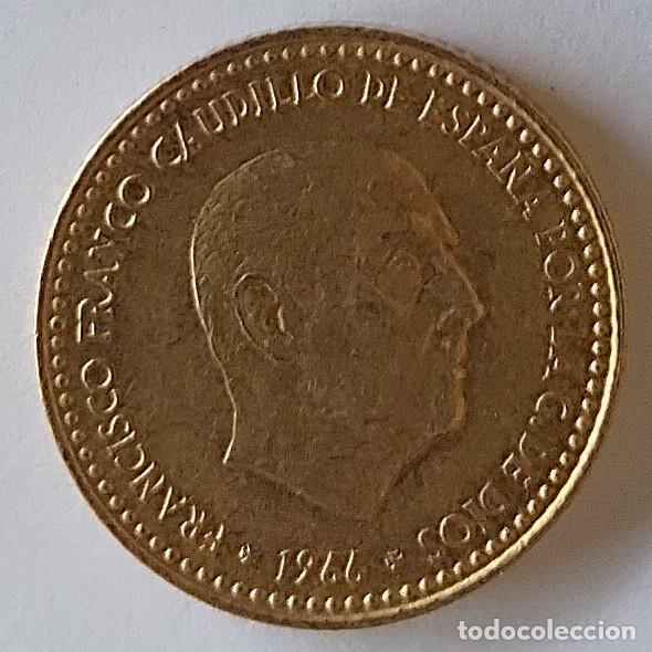Monedas Franco: Espa&ntilde;a 1 peseta 1966 *75