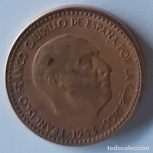 Monedas Franco: Espa&ntilde;a 1 peseta 1953