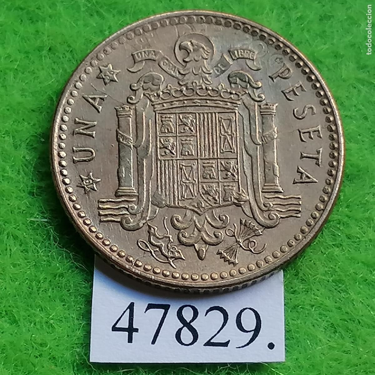 Monedas Franco: Espa&ntilde;a 1 peseta 1953-56, Franco