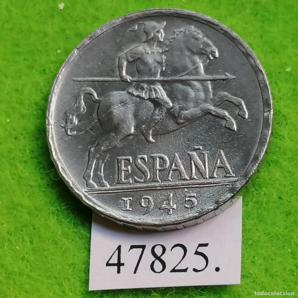 Monedas Franco: Espa&ntilde;a 10 c&eacute;ntimos 1945, Franco