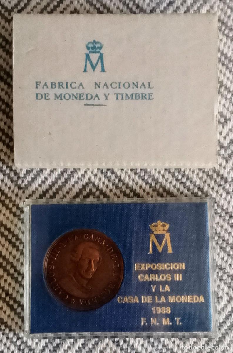 Monedas Franco: MONEDA BICENTENARIO CARLOS III. 1988.
