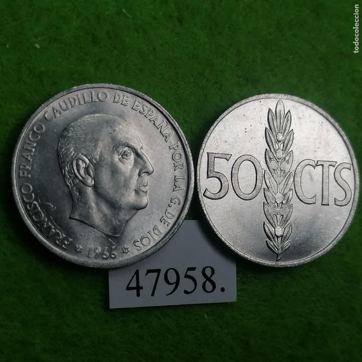 Monedas Franco: Espa&ntilde;a, 50 c&eacute;ntimos 1966 72, una moneda, Franco, 47958