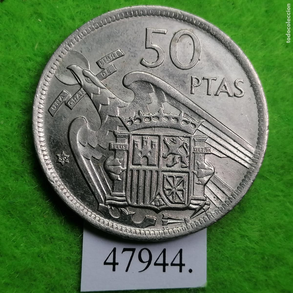 Monedas Franco: Espa&ntilde;a 50 pesetas 1957-59, Franco
