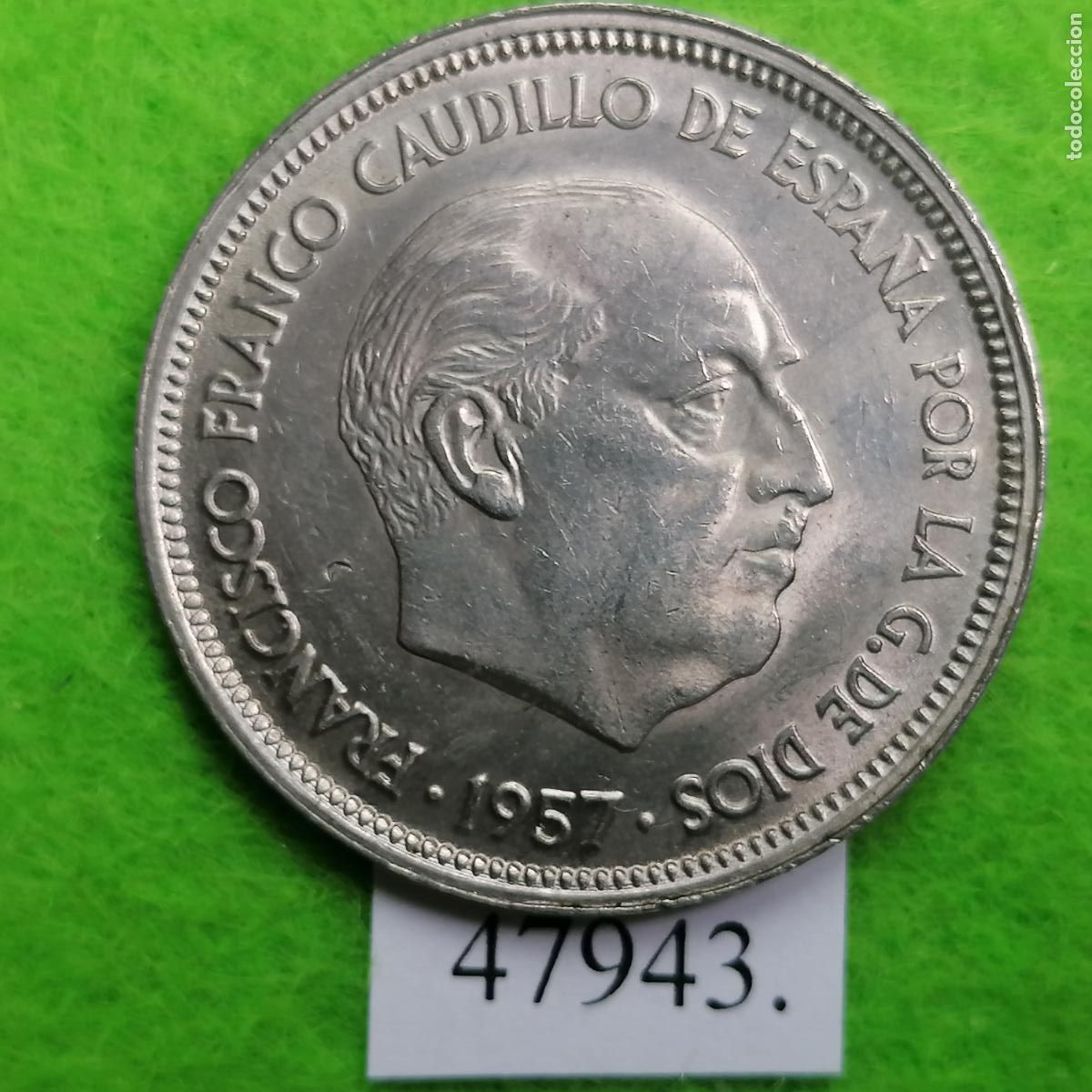 Monedas Franco: Espa&ntilde;a 50 pesetas 1957-59, Franco