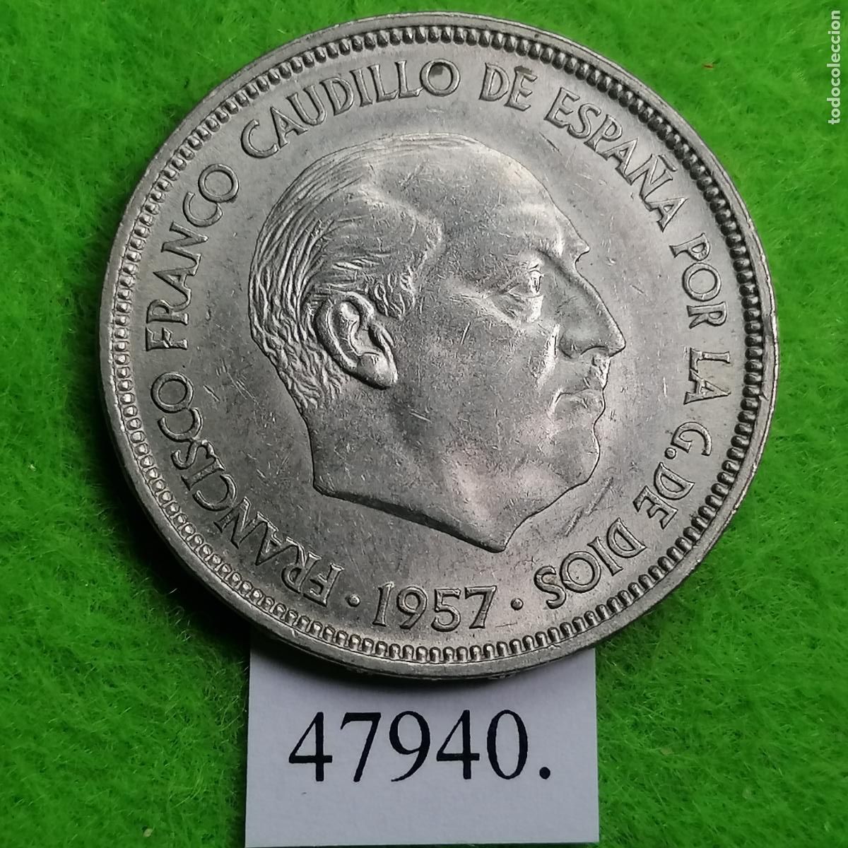 Monedas Franco: Espa&ntilde;a 50 pesetas 1957-58, Franco