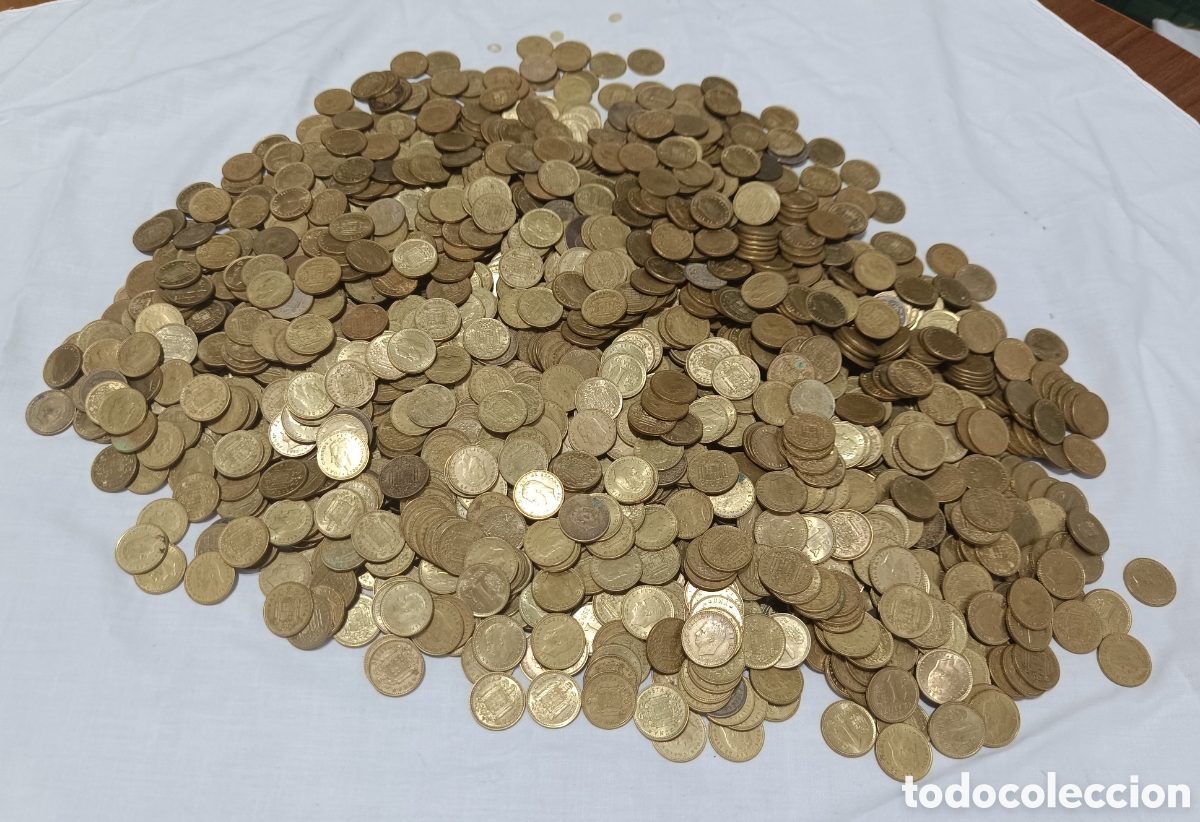 Monedas Franco: Pesetas Rubias vintage