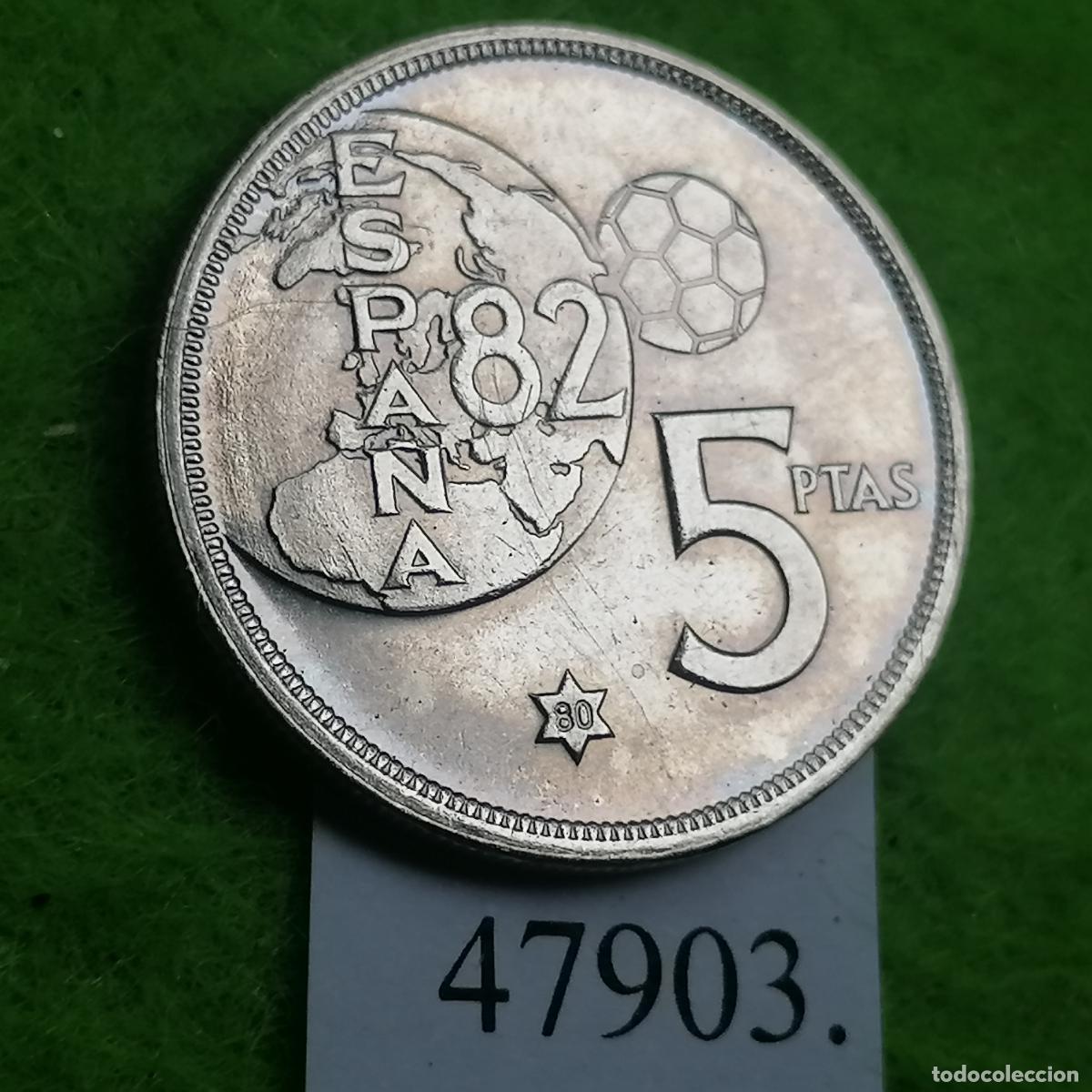 Monedas Franco: Espa&ntilde;a 5 pesetas 1980 80, Juan Carlos I, 1⁰