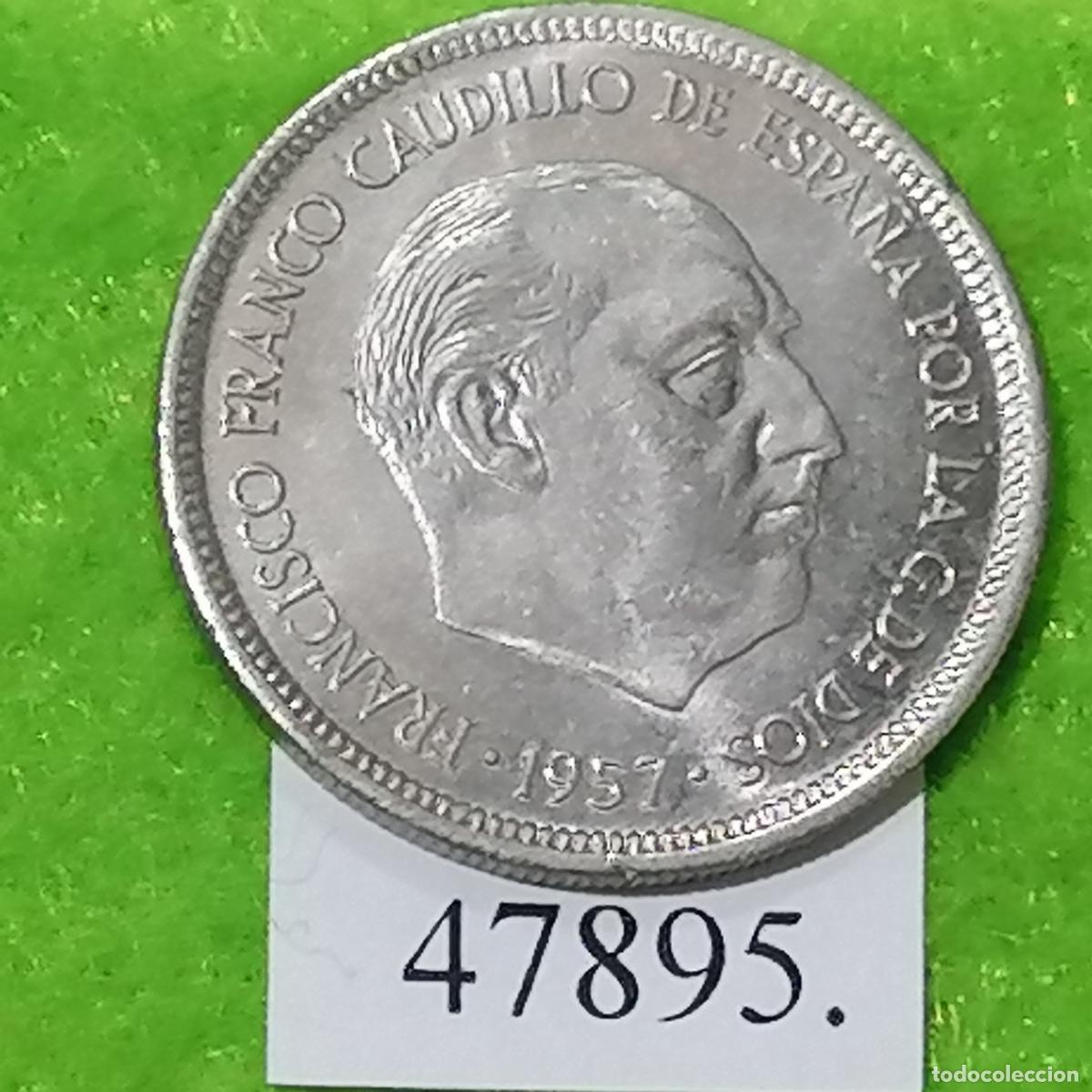 Monedas Franco: Espa&ntilde;a 5 pesetas 1957 74, Franco