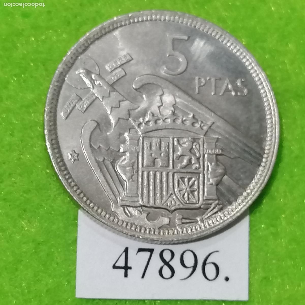 Monedas Franco: Espa&ntilde;a 5 pesetas 1957 74, Franco