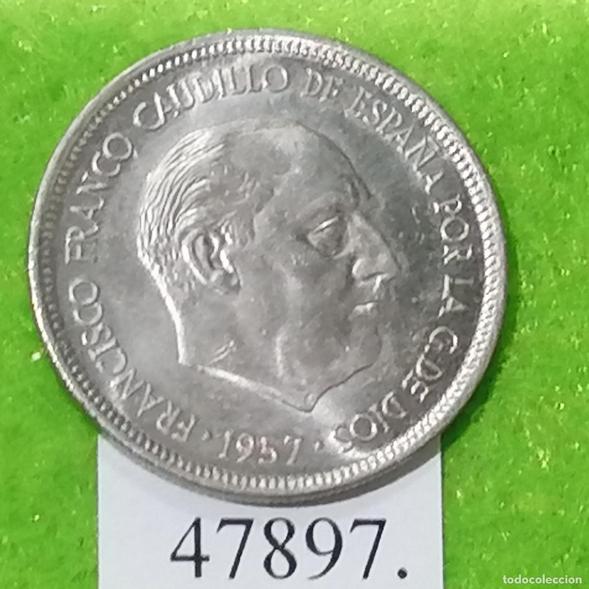 Monedas Franco: Espa&ntilde;a 5 pesetas 1957 74, Franco