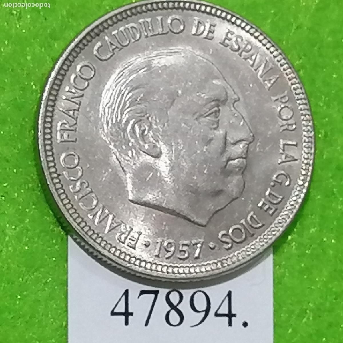 Monedas Franco: Espa&ntilde;a 5 pesetas 1957 61 , Franco