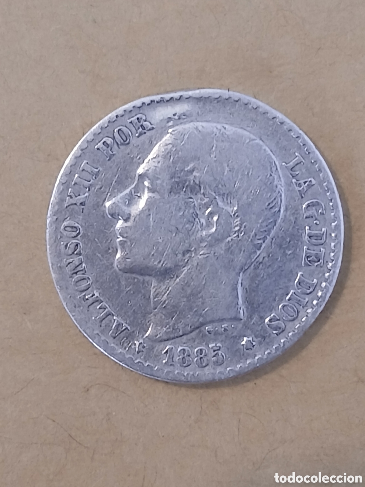 Monedas Franco: PLATA.50 C&eacute;ntimos &rdquo;Alfonso XII&rdquo; - 1885