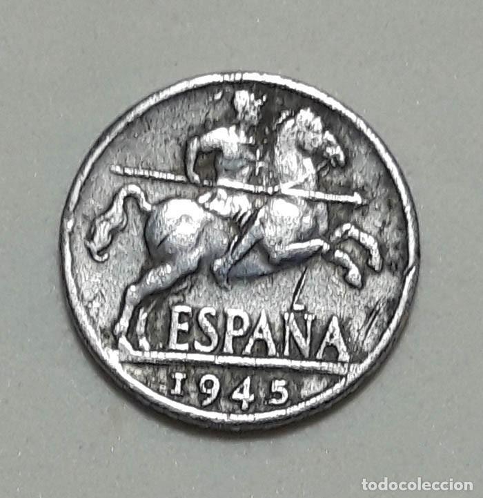 Monedas Franco: Moneda de 10 c&eacute;ntimos de 1945