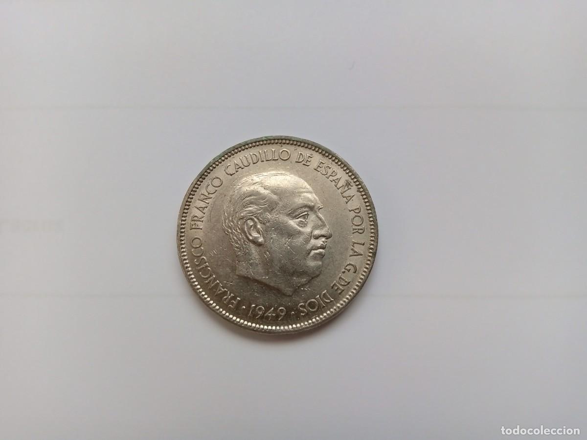 Moedas Franco: MONEDA CINCO (5 PESETAS) FRANCO 1949