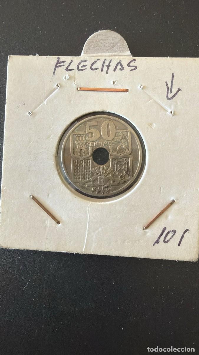 Monedas Franco: MONEDA 50 CENTIMOS 1949 FLECHAS INVERTIDAS ESTRELLAS 19 51MONEE