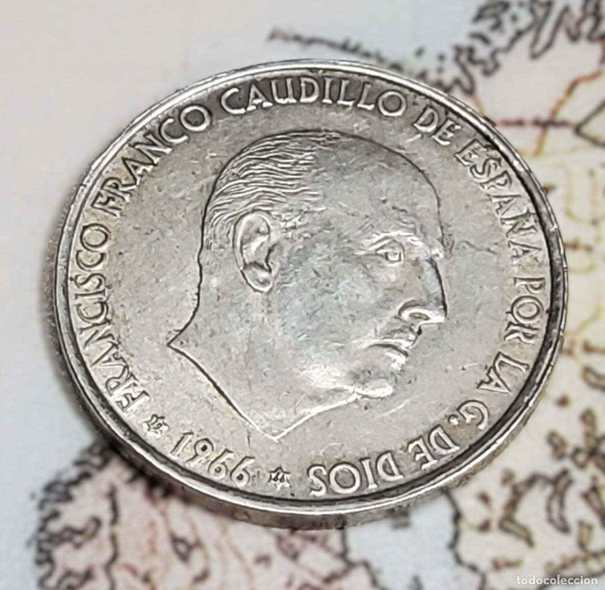 Monedas Franco: 100 PESETAS DE FRANCO DEL A&Ntilde;O 1966 ESTRELLA 66. CASI SIN CIRCULAR