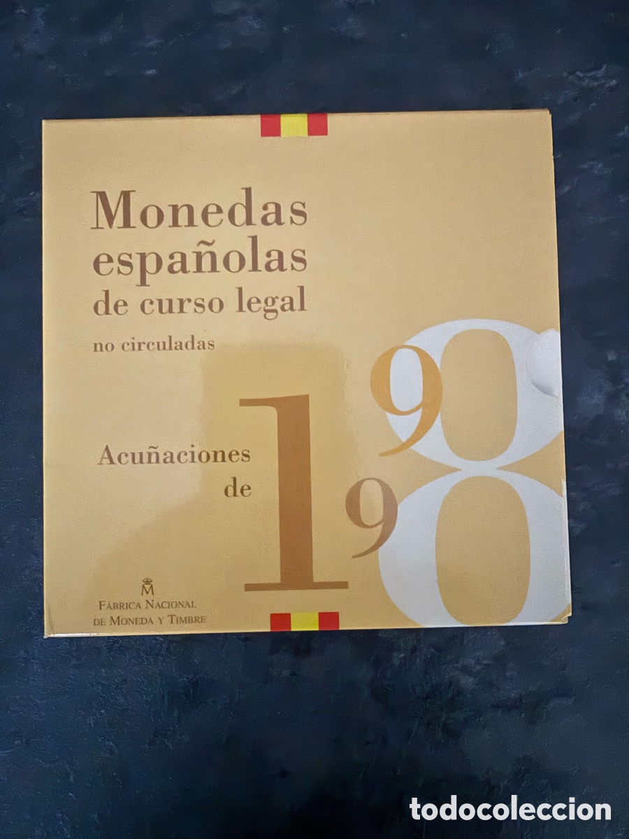 Monedas Franco: Cartera monedas 1998