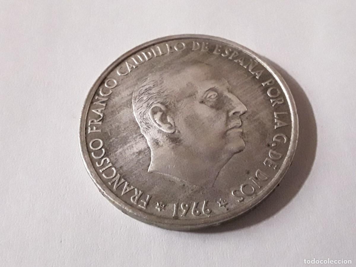 Monedas Franco: ESPA&Ntilde;A - 100 PESETAS FRANCO DE PLATA A&Ntilde;O 1966 *19-66.