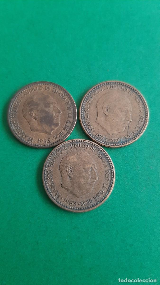 Monedas Franco: (ESPA&Ntilde;A)(1963*67) LOTE DE MONEDAS DE 1 PESETA
