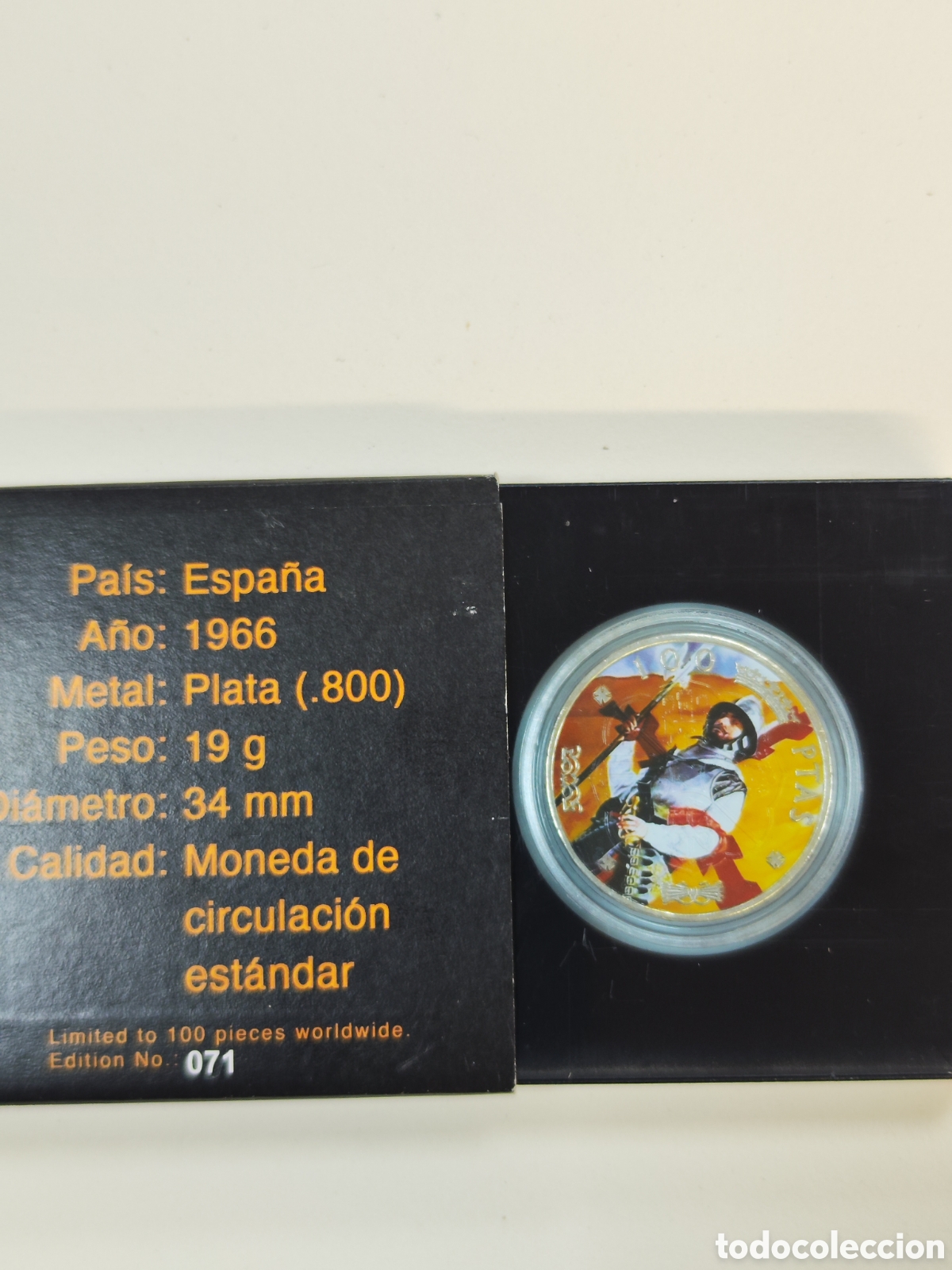 Monedas Franco: Crist&oacute;bal Col&oacute;n plata Franco - Foto 2