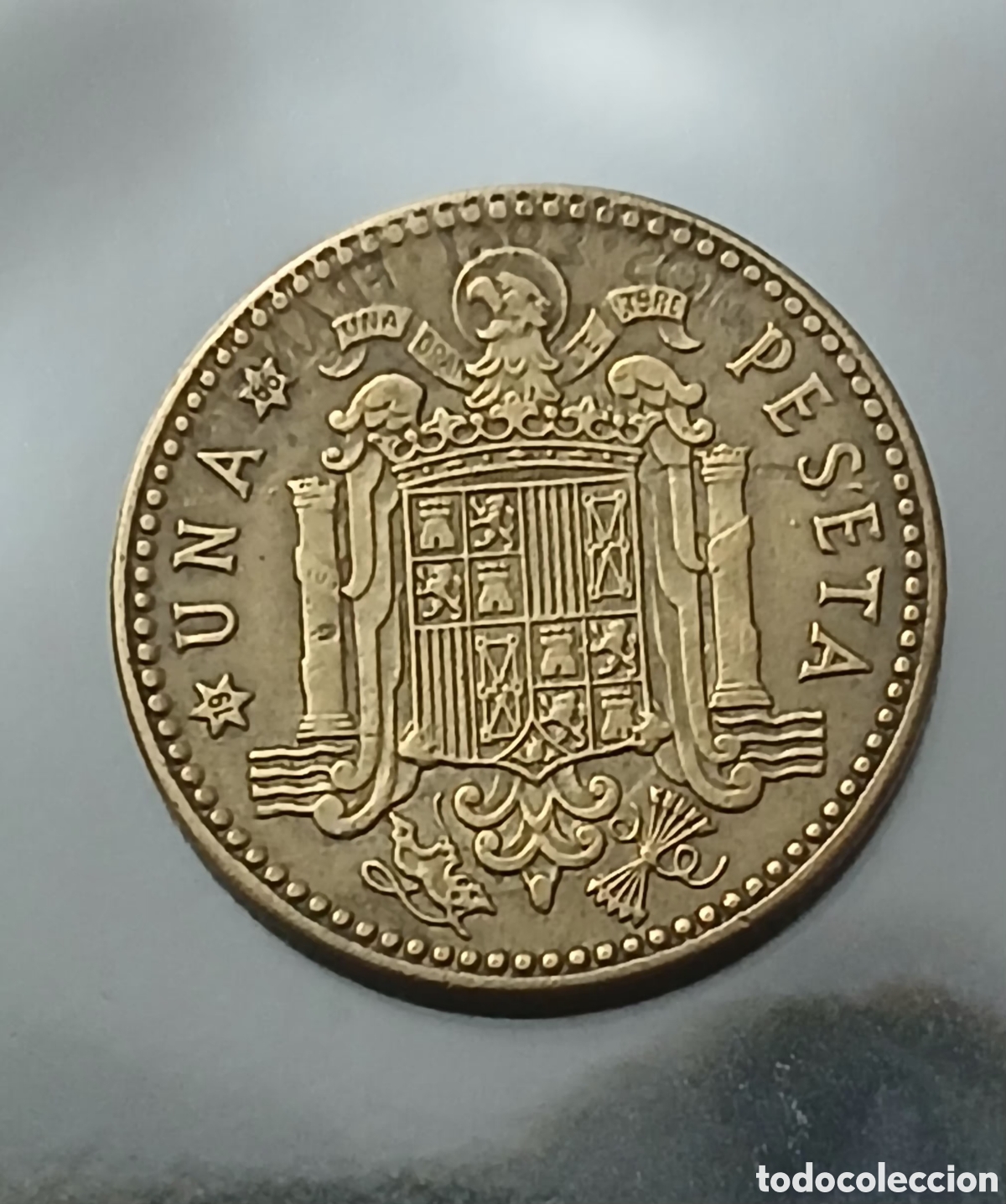 Monedas Franco: UNA PESETA FRANCO 1963*66 CON ERROR