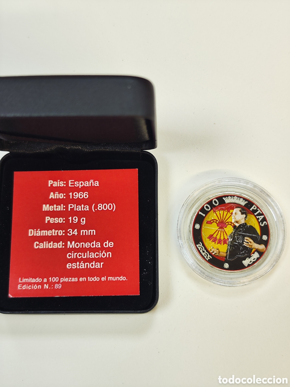 Monedas Franco: Jos&eacute; Antonio monedas plata Franco - Foto 3