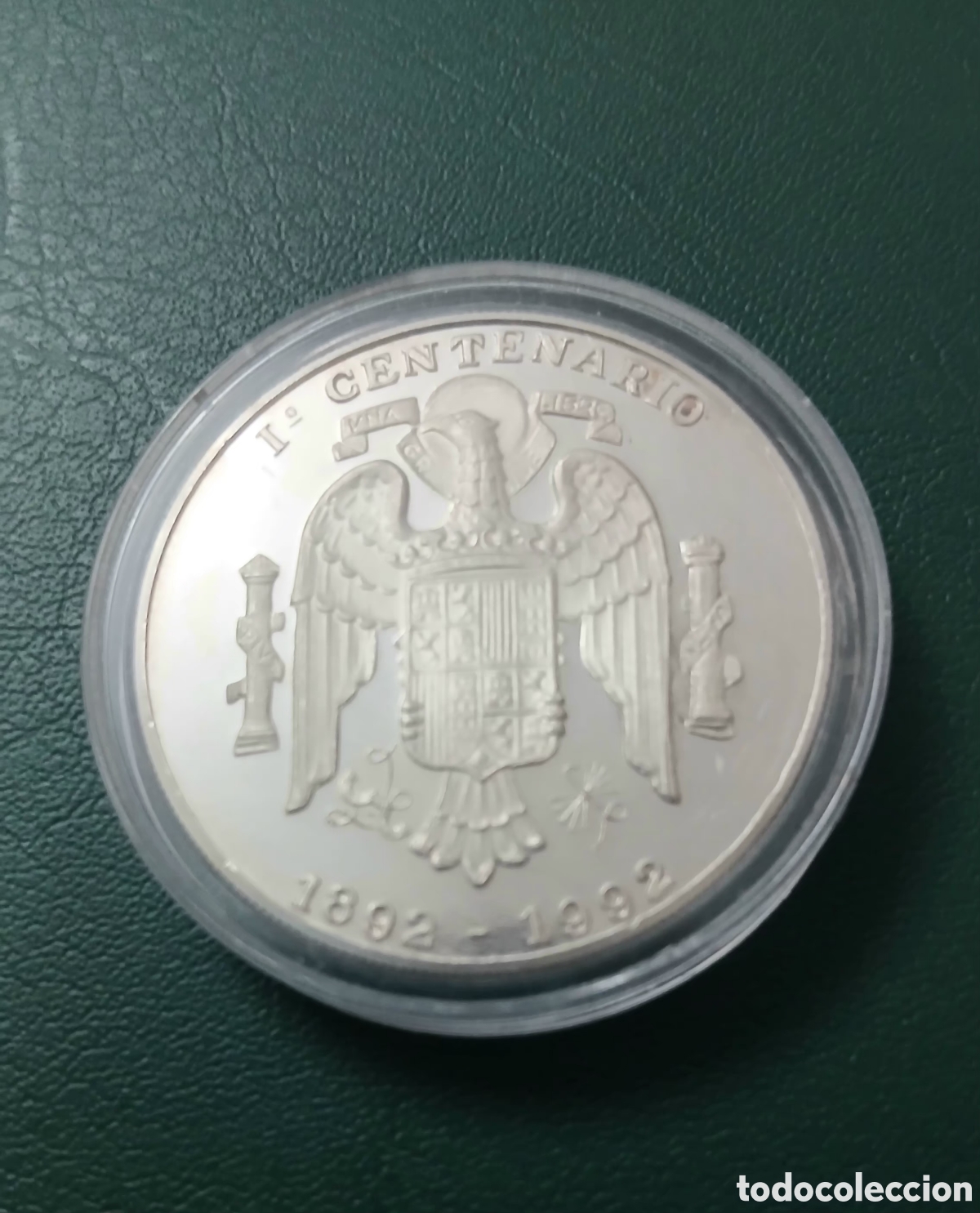Monedas Franco: MONEDA DE ONZA DE PLATA CONMEMORATIVA DE FRANCO 1892-1992