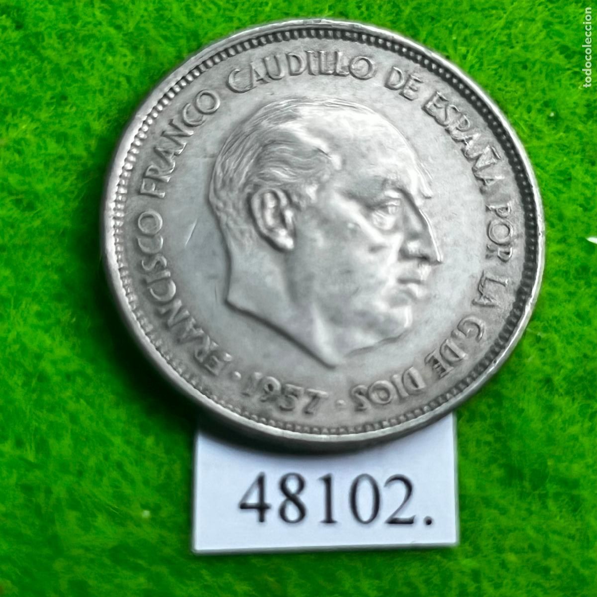 Monedas Franco: Espa&ntilde;a 25 pesetas 1957 68, Franco