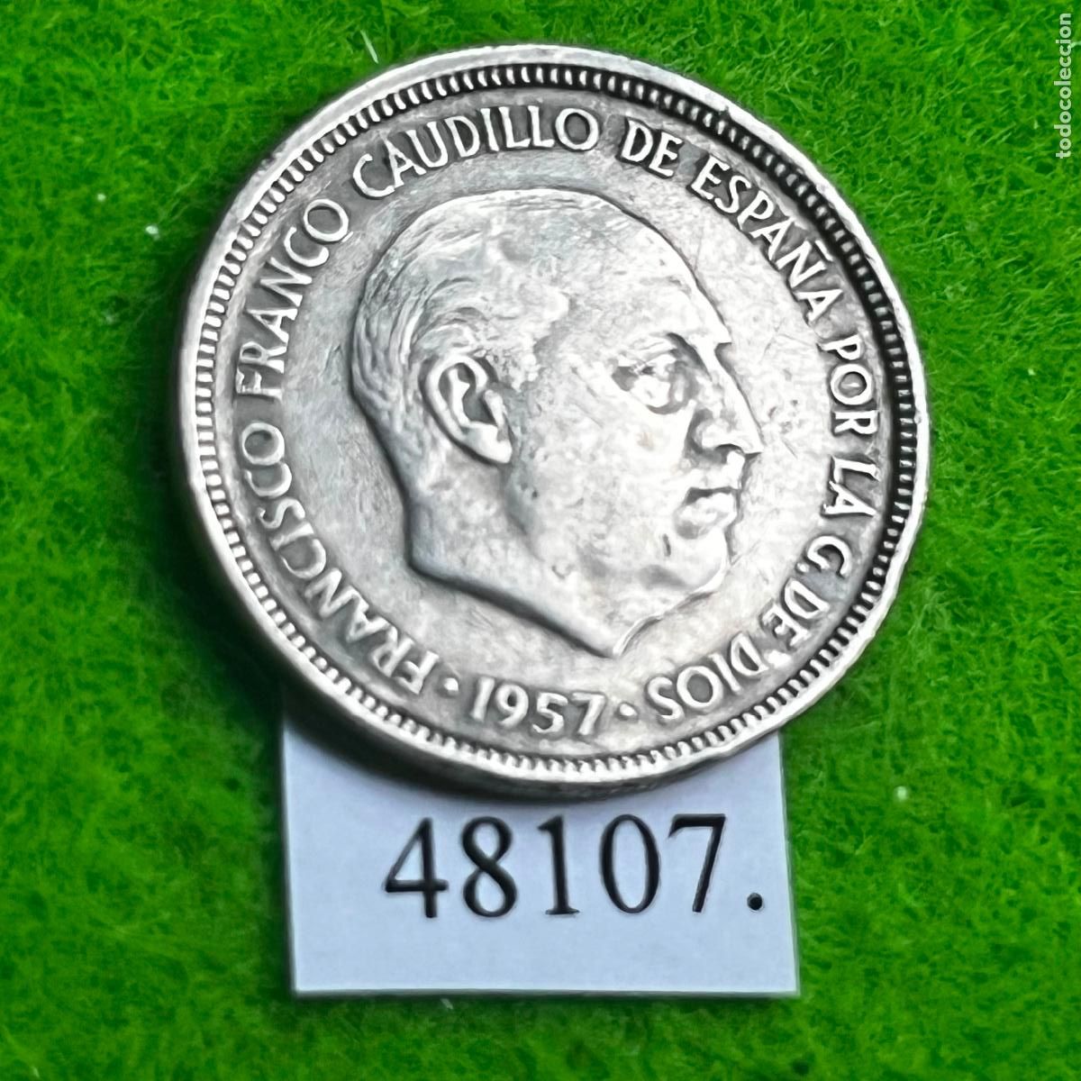 Monedas Franco: Espa&ntilde;a 5 pesetas 1957 65, Franco