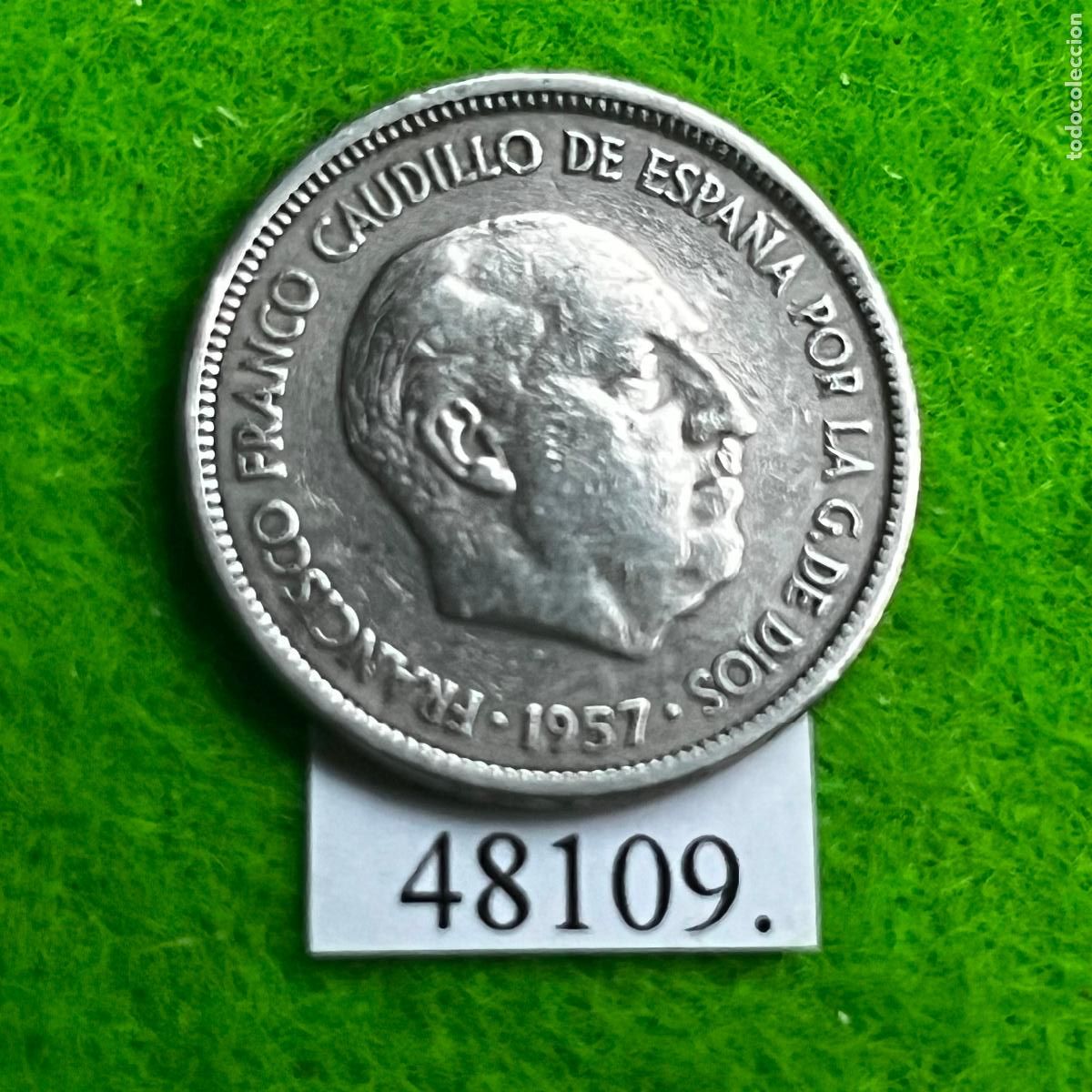 Monedas Franco: Espa&ntilde;a 5 pesetas 1957 61, Franco