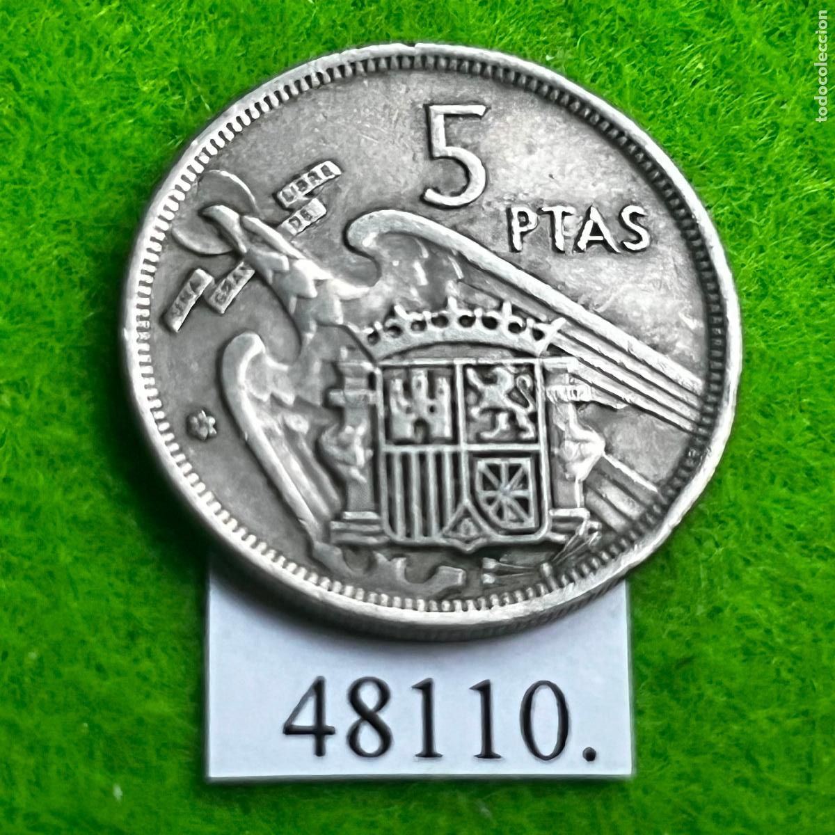 Monedas Franco: Espa&ntilde;a 5 pesetas 1957 71, Franco